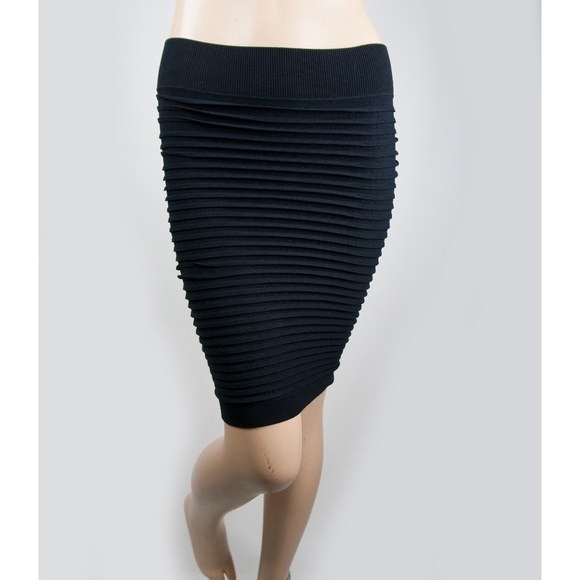 Power Skirt Black Straight Bandage Womens - Picture 3 of 4